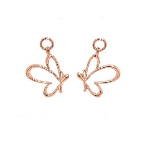 Custom jewelry, 18k rose gold butterfly jackets, llyn strong, Greenville, SC